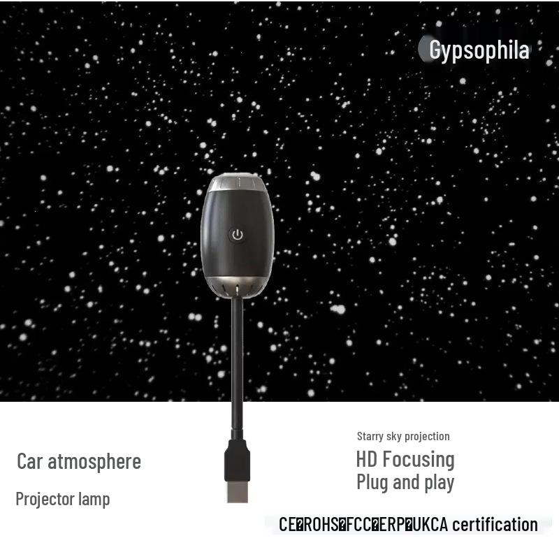 USB Starry Sky Mood Light - Bedroom Ambiance Projector, Sleep Aid, Night Light (2026 New Model)