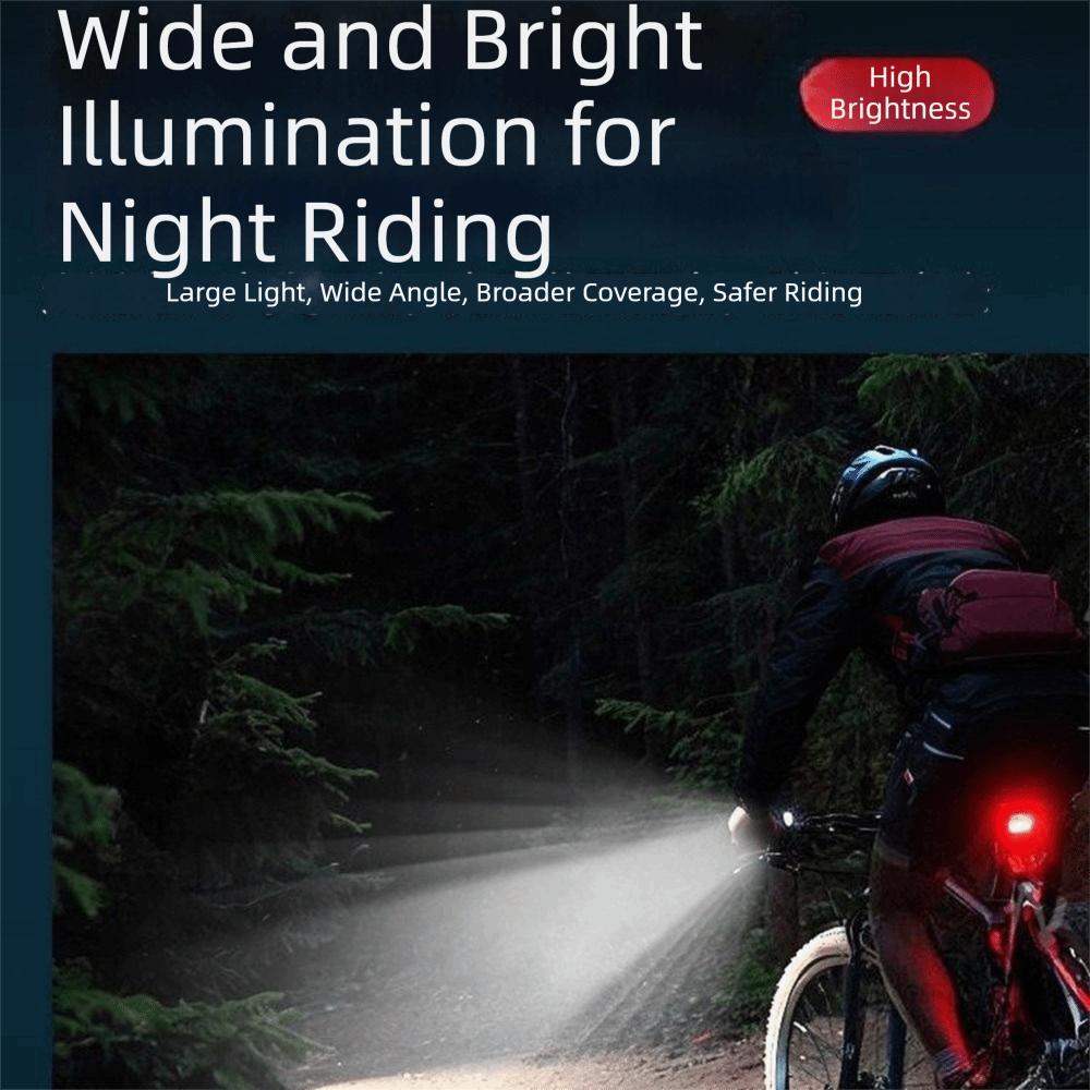 Rainproof Design Bicycle Front Rear Light IPX6 Waterproof Cycling Headlight  Road Bike