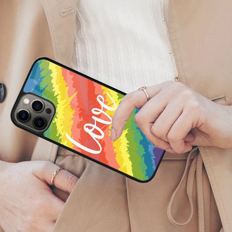 Gay Lesbian LGBT Rainbow Pride Magnetic Phone Case For APPLE iPhone 17 Air 16 14 13 12 Pro Max 15 Plus Wireless MagSafe Cover