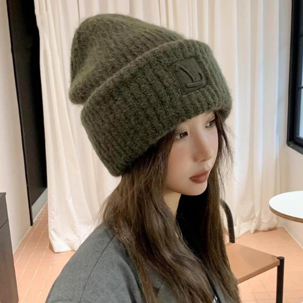Solid Cute Knitted Beanies Multi Colors Female Beanie Caps High Quality Ladies Casual Cap  Outdoor