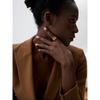 Yhpup Stainless Steel Lip Open Fashion Ring 18K PVD Plated Metal Personalized Jewelry Attractive Women Finger Accessories