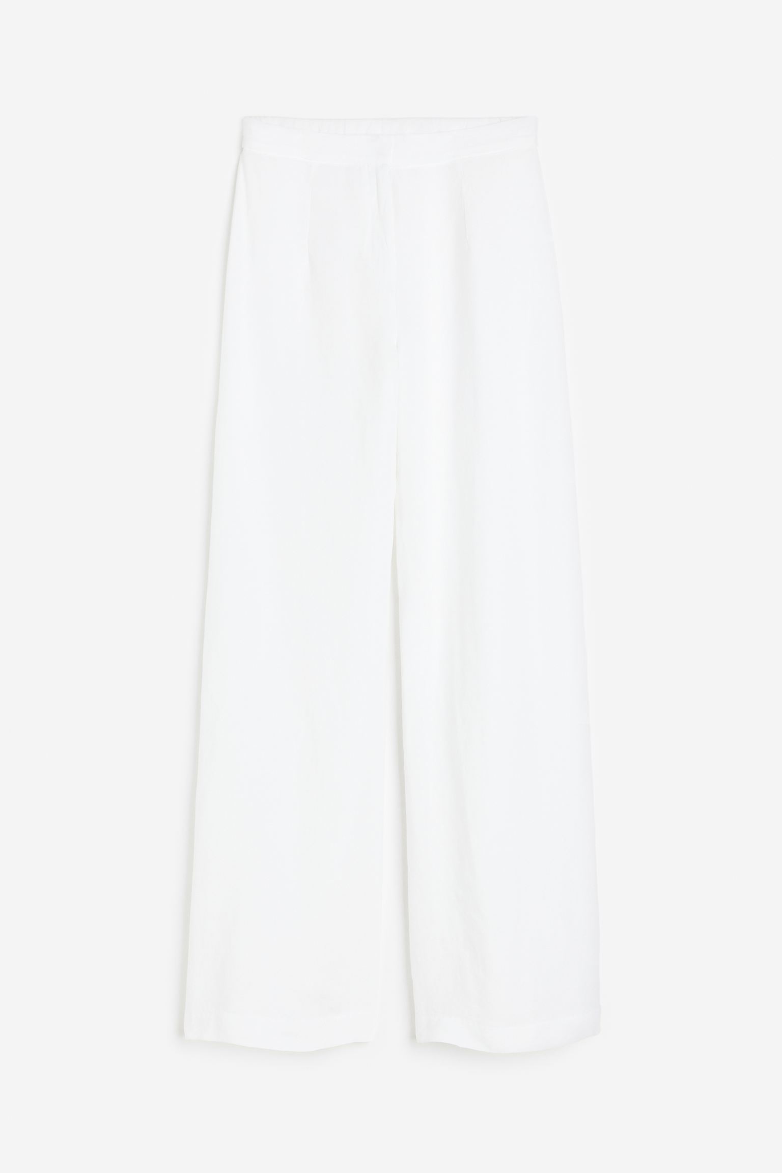 

Широкие брюки из смесового льна