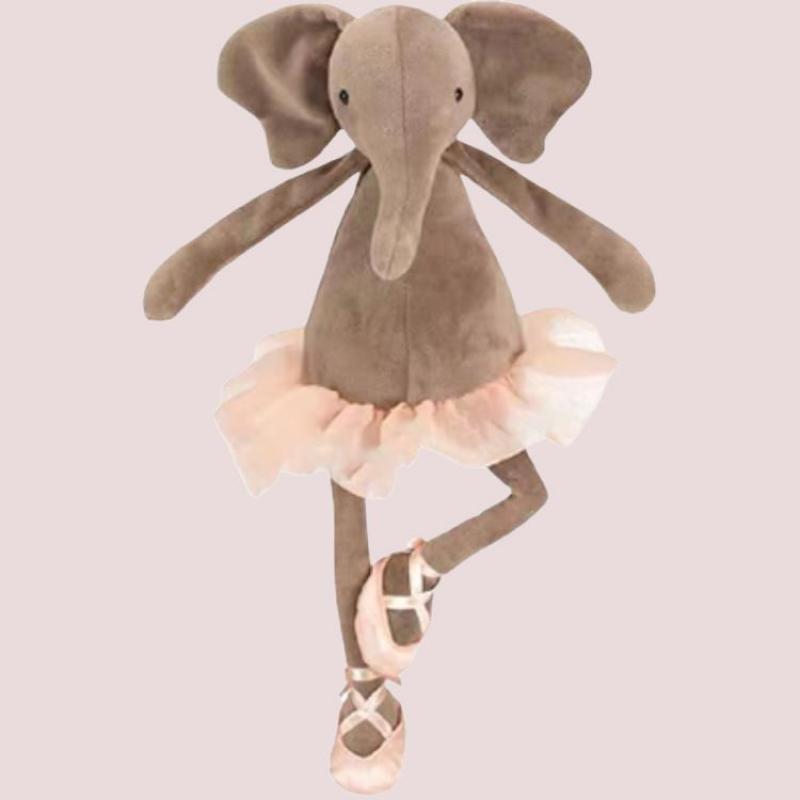 

JELLYCAT Jungle Animal Collection Ballet Little Elephant Dolls Plush Doll 33cm Height