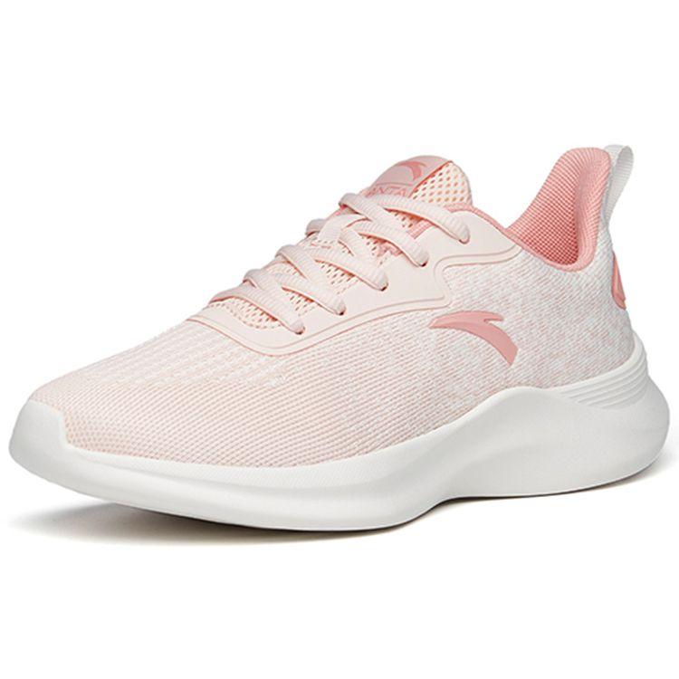 Anta Comfortable Shock Absorbing Non-Slip Wear-Resistant Breathable Lightweight Rebound Low-Top Running Shoes Women Sneaker Pink 922145575-6