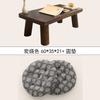 Japanese Burnt Paulownia Minimalist Tatami Stand Solid Wood Bay Window Desk Handcrafted Window-Side Table