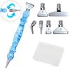 DIY Diamond Art Tools Drill Pen New resin pen with threaded design, replaceable multiple tips Diamond painting accessories