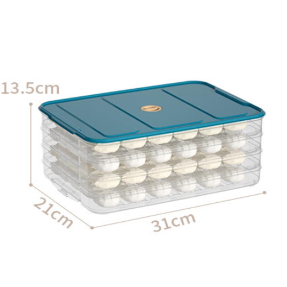 

4-слойная коробка для пельменей, контейнер для хранения продуктов питания, холодильник, бытовой ящик для хранения консервированных продуктов, кухонная коробка для пищевых продуктов