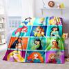 This exquisite 3D princess cartoon flannel blanket is suitable for beds, bedrooms, sofas, picnics, and can also be used as an ou