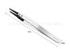 1pcs ESD Safe Precision Tweezers Anti Static Tips with Heavy Duty Metal for Electronics Jewelry Repair Stainless Steel Tweezers
