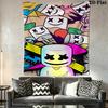 Marshmello-themed print Pattern Home Decor Tapestry, Wall Hanging, Decorative RV Wall Cloth.XGT0914017