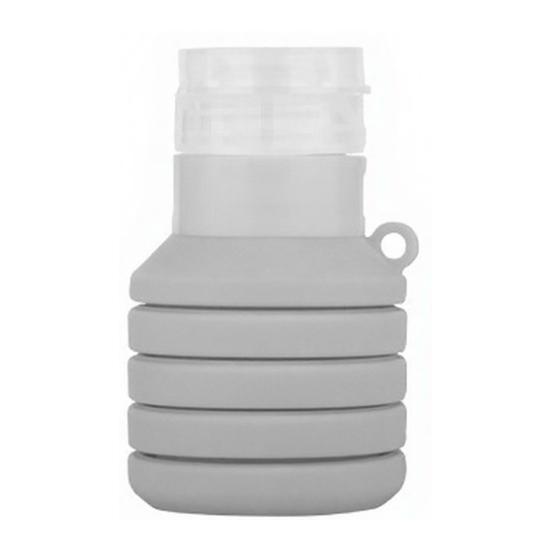 Travel Essentials 50/110ML Collapsible Silicone Bottle for Toiletries, Leak Proof Squeezable Size Container, Foldable Refillable Shampoo Lotion