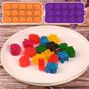 Halloween Candy Molds Halloween Chocolate Candy Gummy Mold 15-Cavity Microwave Oven Safe Holiday Homemade Moulds For Mini Soap