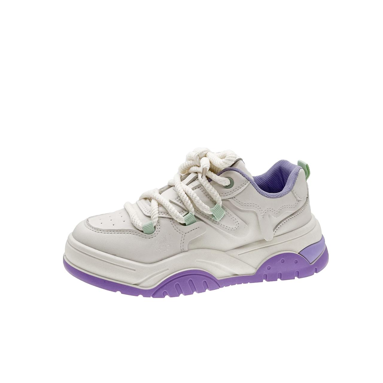 

2024 Весна Милые Розовые Кроссовки На Платформе Женские Кроссовки Из Вулканизируемого Материала Белые Дышащие Летние 2024 Повседневные Спортивные Женские Кроссовки 40 фиолетовый