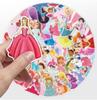 Princess Doodle Sticker Pack: 50 Waterproof Stickers for Car, Phone, Water Bottle, and Journal Decoration
