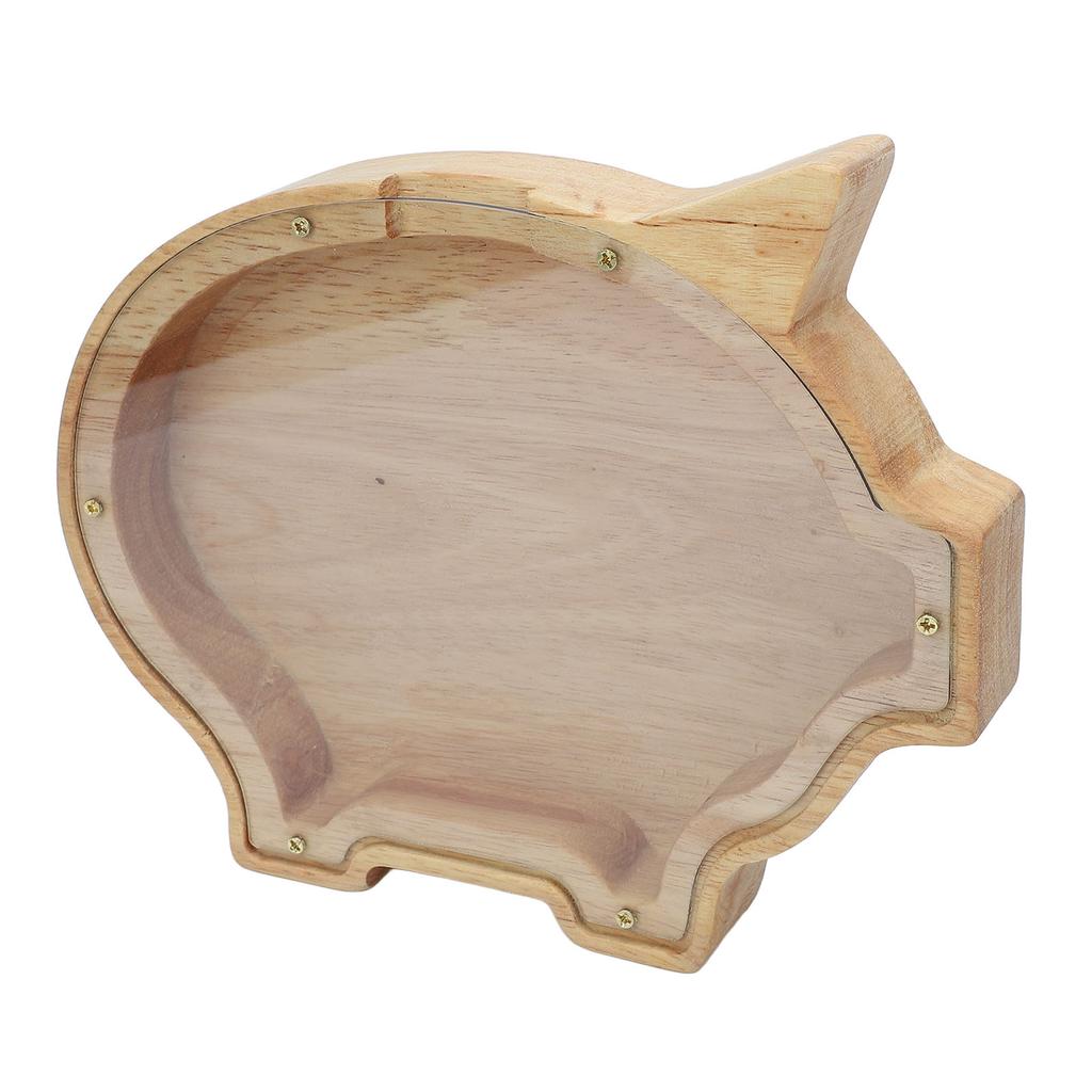 Animal   Bank Cute Cartoon Money Bank Wooden Animal Saving Box For Boys Girls and Adults