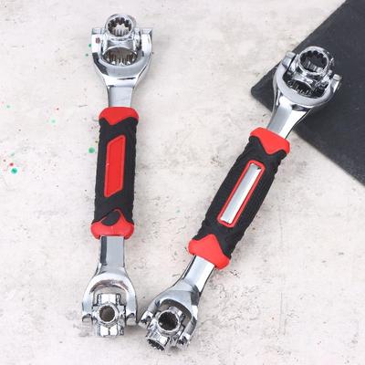 52/48 In 1 Hand Spline Bolts Sleeve Works Set Universal Ratchet Socket Multipurpose Wrench With 360 Degree Rotation