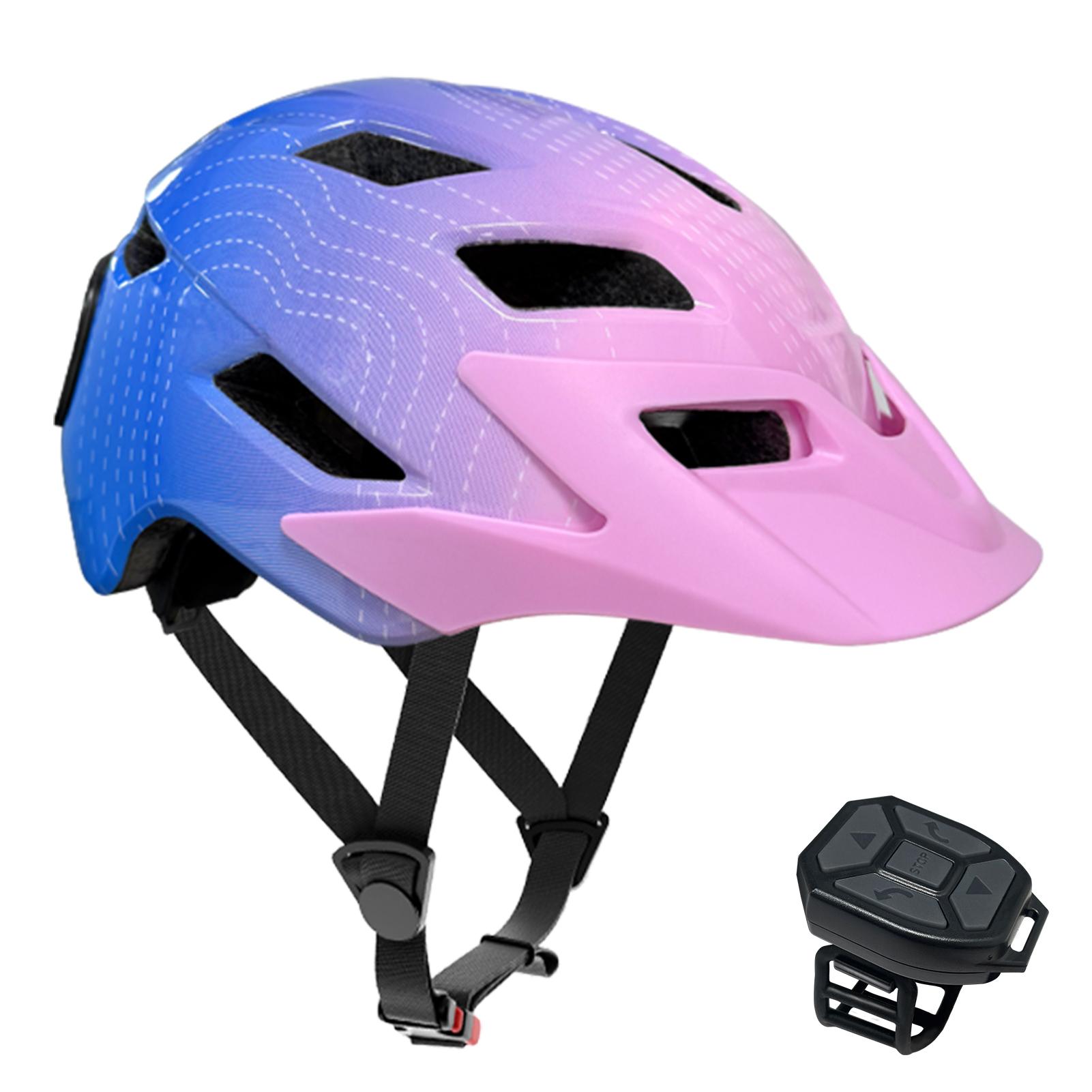 

Child Bike Helmet with LED Display Lightweight for Kids Cycling Skating Scooter Sports Riding Helmets with Flashing Lights and Remote Control