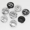 4Pcs 57mm 62mm ABS Car Wheel Center Hub Caps Hub cap Cover Badge Car Emblem For Toyota C-hr Prado Prius Avensis Rav4 Yaris Hilux