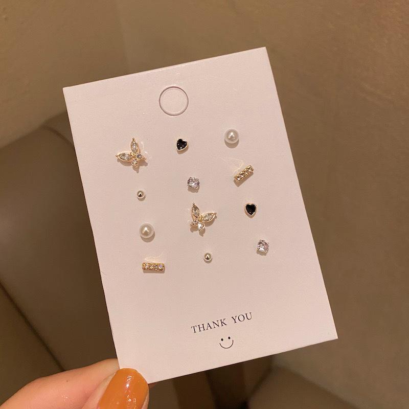 2021 Trendy S925 Silver Moon & Star Earrings Set - Elegant European & American Style for Women