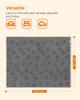 Feandrea Waterproof Dog Blanket, Sherpa Fleece Pet Blanket for Small and Medium Dogs, Cats, 127 x 101 cm, L, Machine Washable