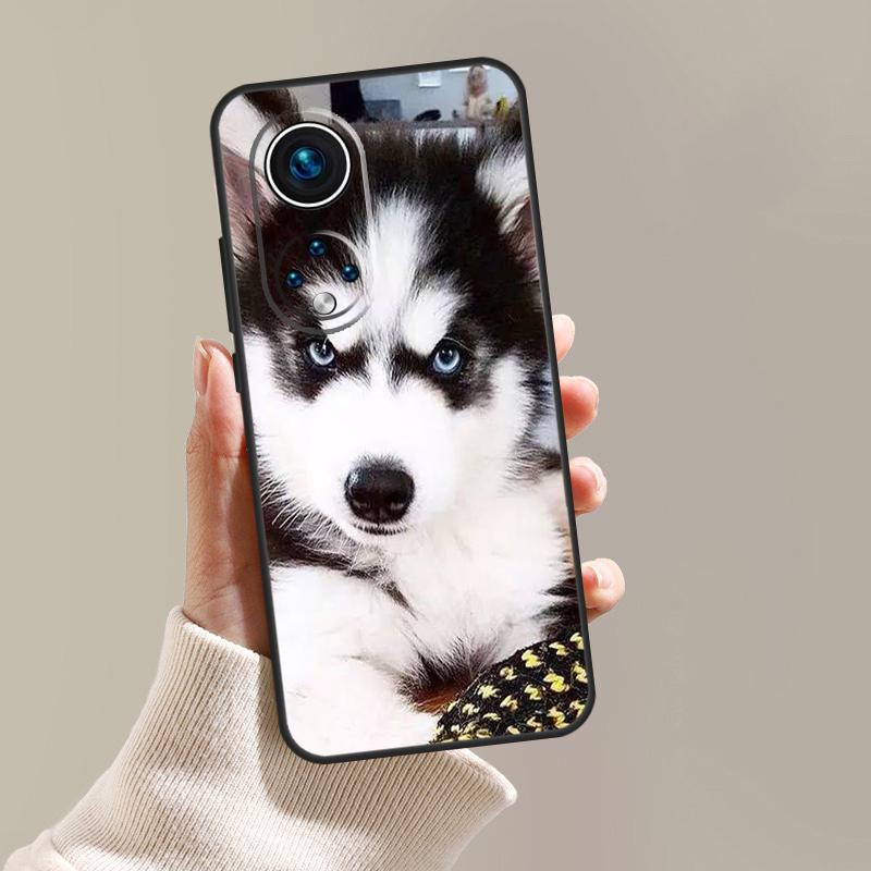Animal Husky Puppy Case For Honor Magic 8 6 5 7 Lite 400 Pro 200 90 70 50 X8c X8b X9a X9b X9c X9d Win RT Cover