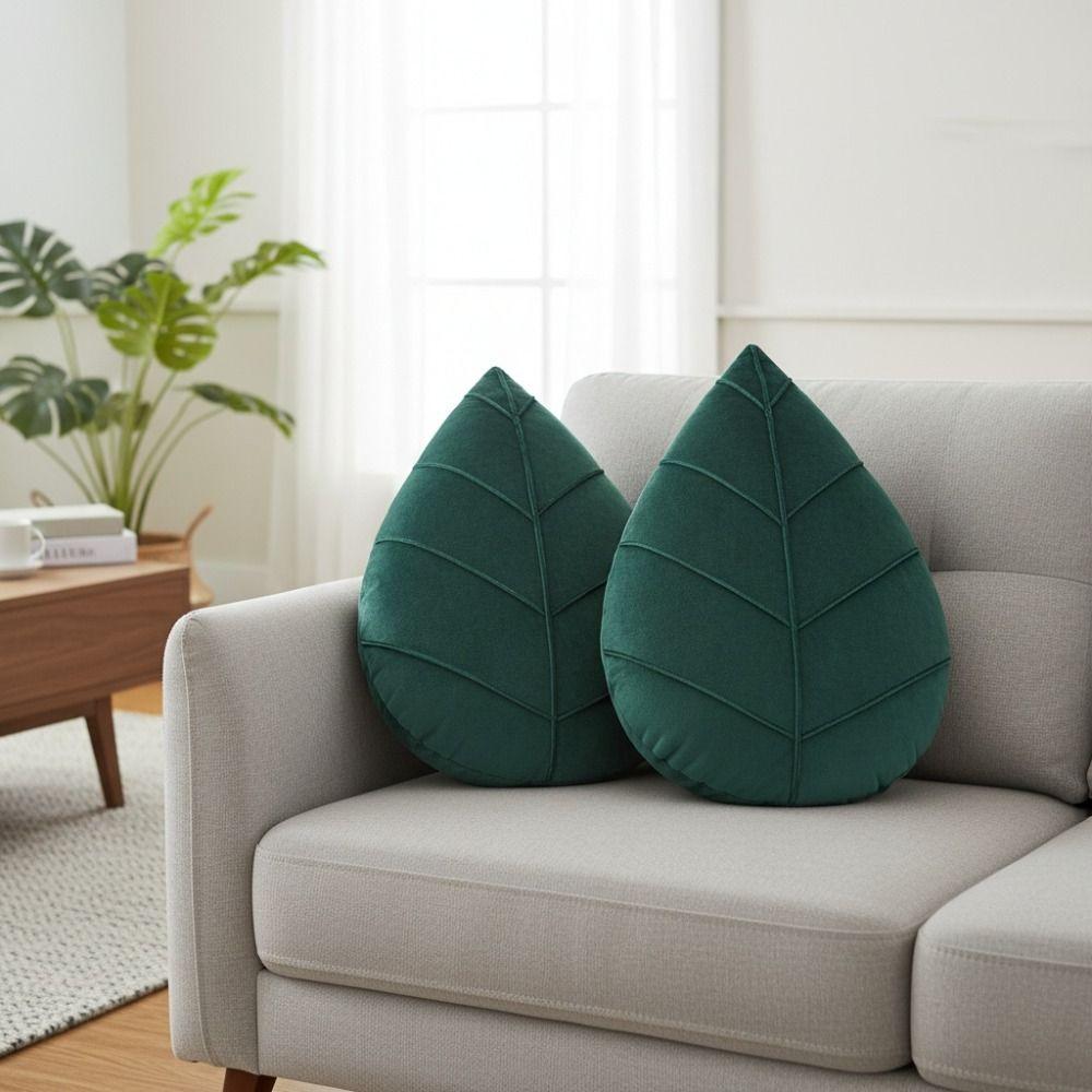 Weiches Kissen Nordic Style Sofakissen Haushalts Kissen in Blattform Auto