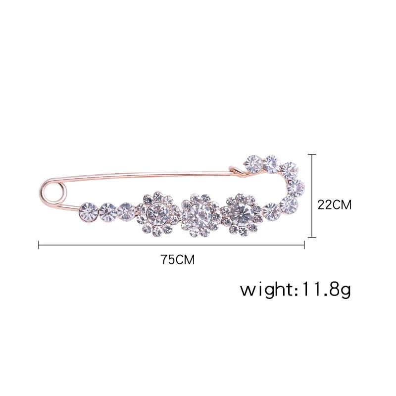 Trendy Rhinestone Five Pointed Star Brooches for Women Unisex Pearl Flower Pins Office Party Friend Gifts Jewelry Accessories