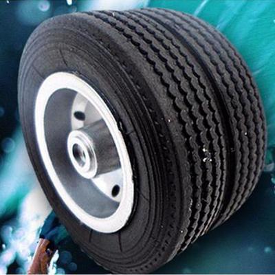 2 PCS Model Car Truck Back Rear Wheel Tyre Tire 1:24 Scale Rim Buggy DIY 4.5cm