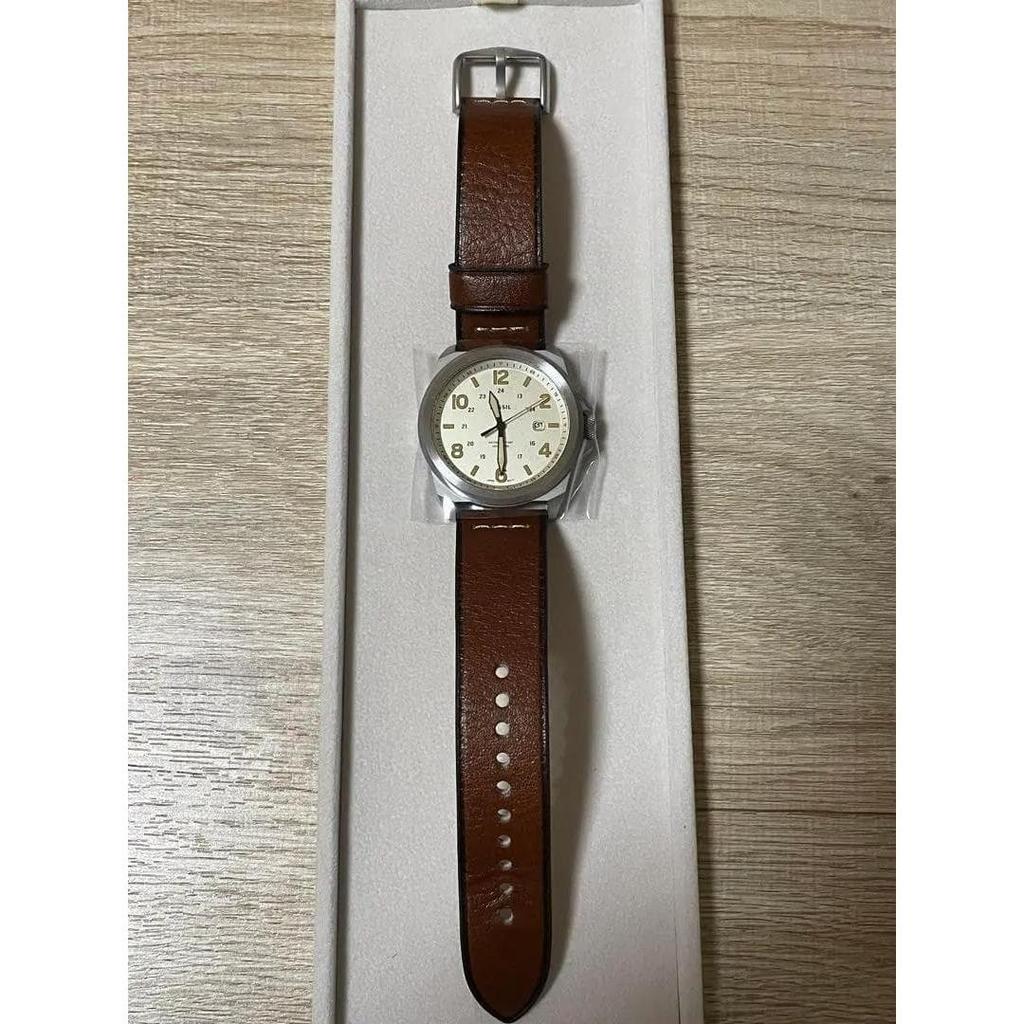 Used (Unused) FOSSIL Men's Watch FS5919 BRONSON Three-hand Date