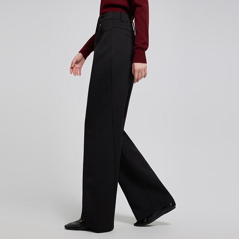 

Tatou Bronze Letter Loose Wide-Leg Trousers