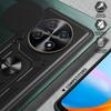 For Huawei Nova 12i 4G Case with Slide Camera Lid PC+TPU Kickstand Phone Cover