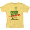 Dead Kennedys Holiday In Cambodia T-Shirt Herren Lizenziert Rock N Roll Band Gelb