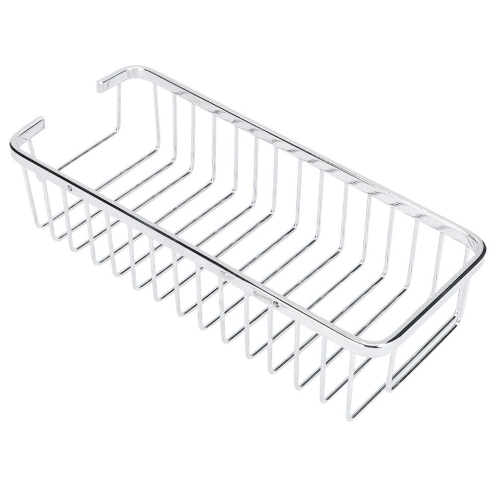 Stainless Steel Shower Caddy Hollow Design Shower Shelf Organizer  Space Saving