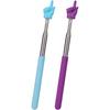 Extendable Finger Pointer Stick, School Collapsible Telescoping Long Hand Pointing Stick, Classroom Must Have Supplies Essentials, Blue Purple