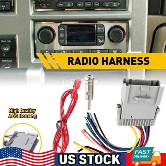 For Chevy Silverado 2003-2007 Car Stereo Radio Wiring Harness Adapter Connector