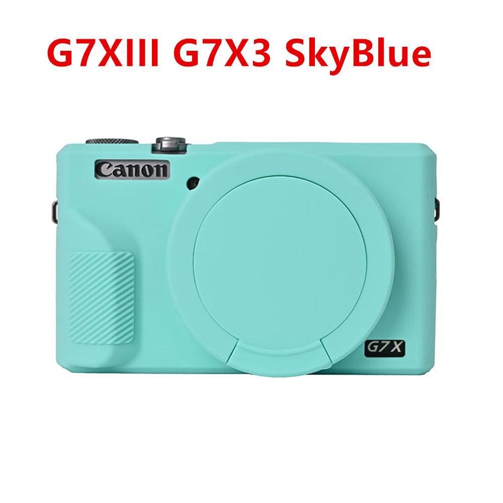 G7XII G7XIII Weiche Gummi Silikonhülle Für Canon PowerShot G7X Mark II III G7X2 G7X3 Panzer Gehäuseabdeckung Skin Mit Objektivschutz