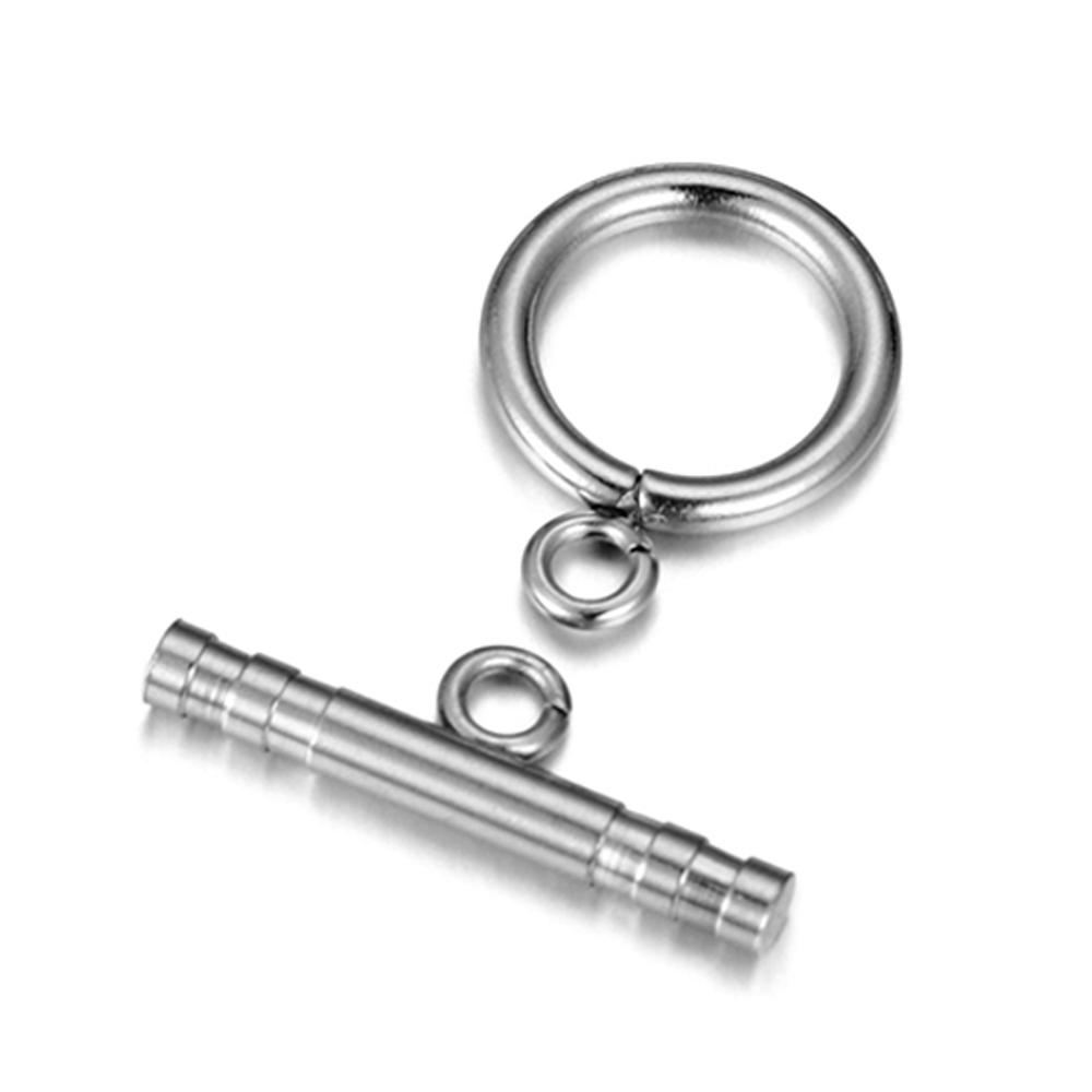 

Wholesale No Fade 4sets Stainless Steel Curved OT Clasp Connector Toggle Clasp for Jewelry Making Necklace Bracelet Accessories as the picture shows