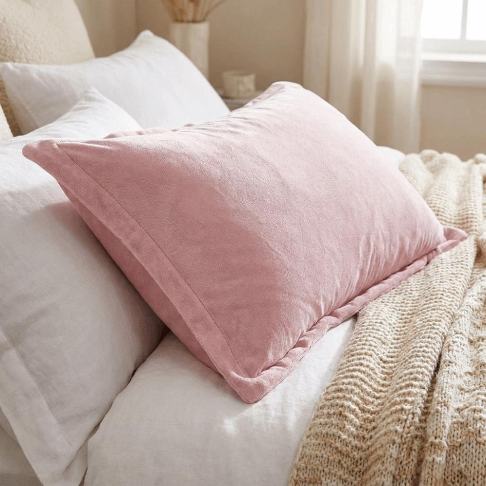 Skin-friendly Winter Pillow Cover Soft Sleeping Pillow Cover Comfortable Cushion Cover Bed Room