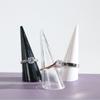 Acrylic Conical Ring Holder Plastic Ring Display Stand New Hollow Ring Display Rack