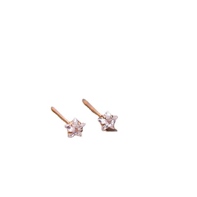 Minimalist Mini Star S925 Sterling Silver Stud Earrings - Cute, Versatile, Fashionable