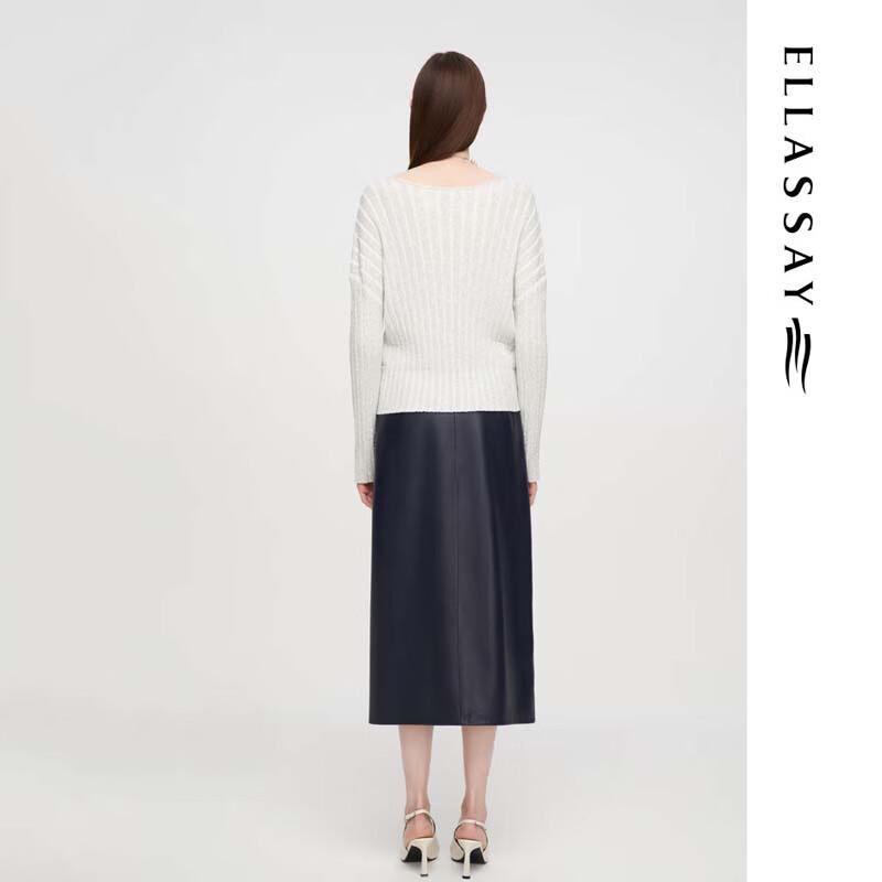 ELLASSAY Elegant Slit Midi Skirt