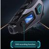 1080P HD Video Dashcam Wide-angle Lens FM+Bluetooth Motorcycle Helmet Headset Wireless Camera Waterproof Motorbike Recorder