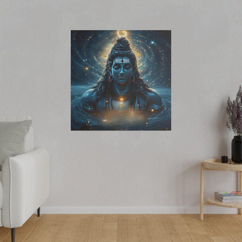 Tapestry of Lord Shiva cosmic Lord Shiva 75x100