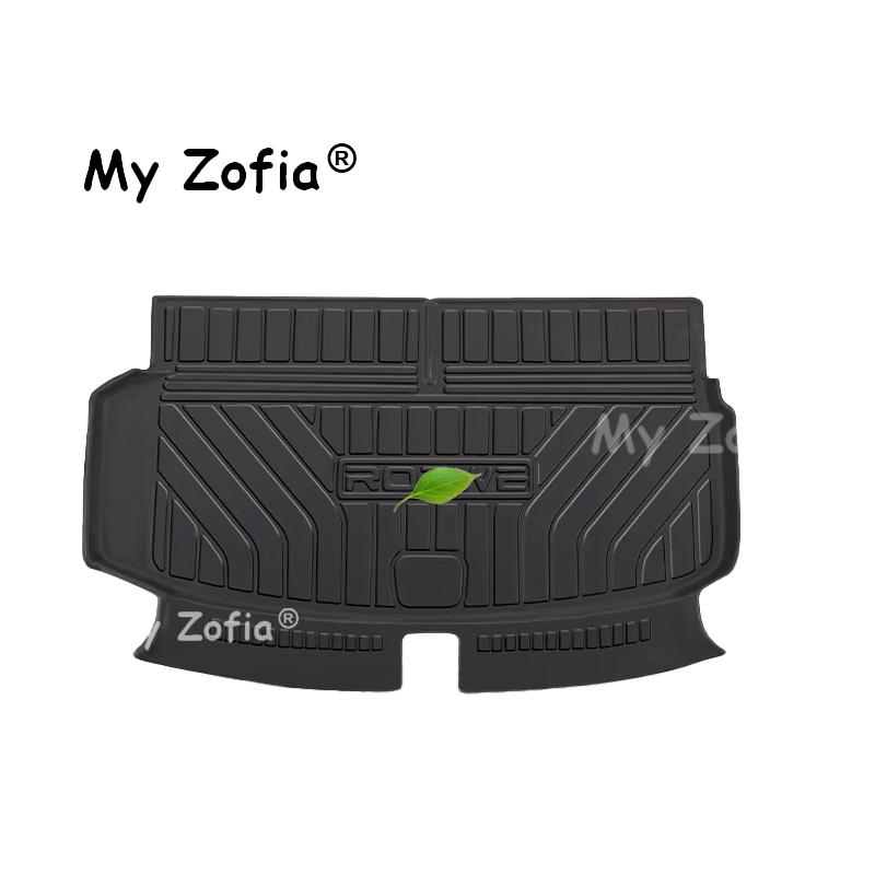 For ROEWE RX9 MG RX9 2023 2024 2025 2026 Car TPE Custom Trunk Mat All Season Black Cargo Mat Trunk Liners Waterproof Accessories