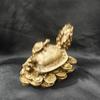 Pure Copper Dragon Turtle Pair: Wealth & Protection Feng Shui Ornament