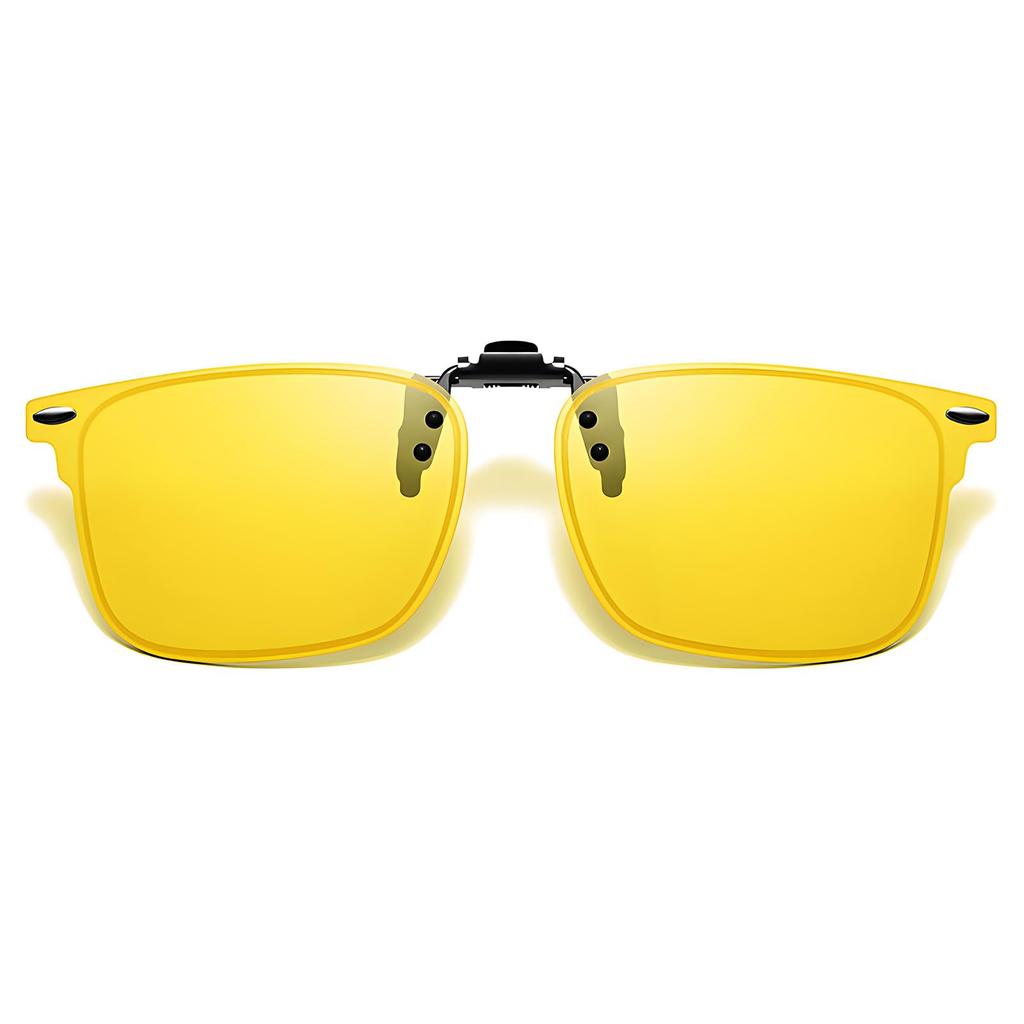 FEISEDY Over TAC Polarized Yellow UV Ultra Lightweight Perfect for B1527 Clip-on Sunglasses, Clip-on Style, Flip-Up Glasses, Lenses, Lenses,