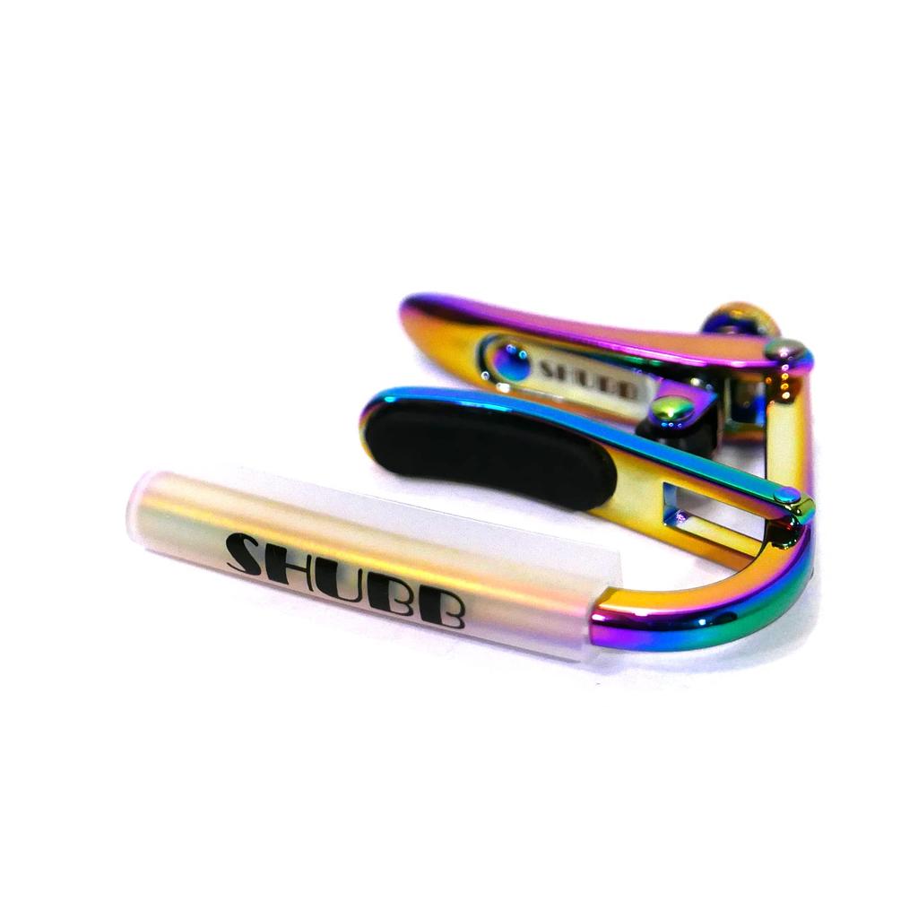 SHUBB Guitar Officially Distributed in Paua Pearl Clear Sleeve for Steel String C1p/C Capo, Japan,