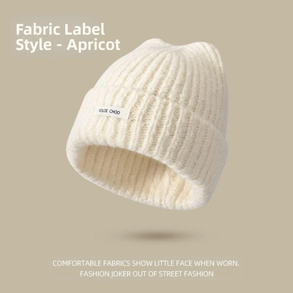 Keep Warm Winter Autumn Hats Solid Color Female Beanie Caps For Women/Men/Students
