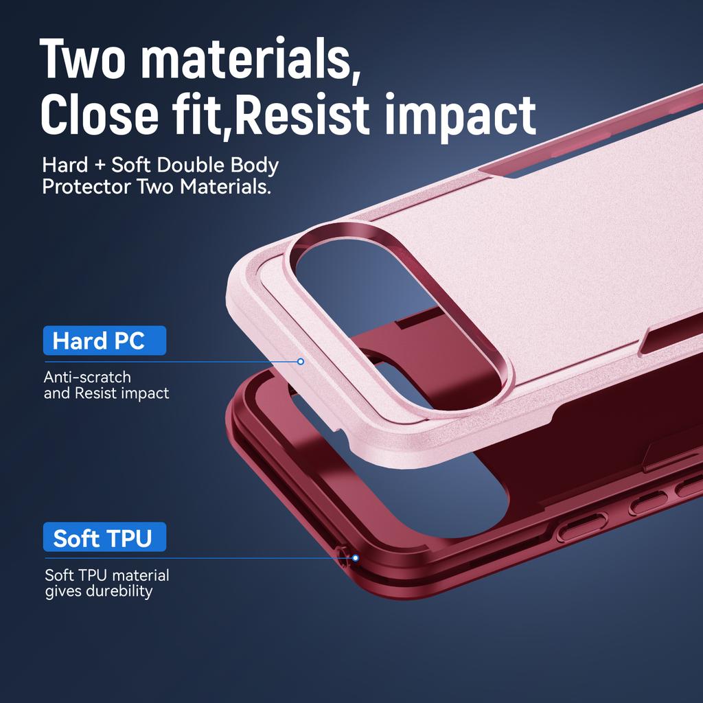 Etui na Google Pixel 10/10 Pro PC + TPU Klasa wojskowa Ochrona przed upadkiem Pokrowiec na telefon