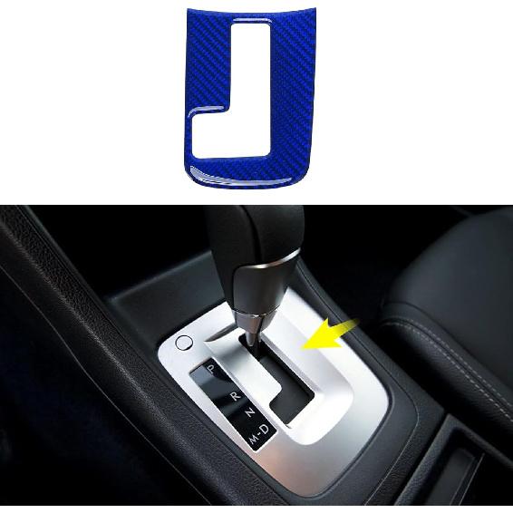 

ABS Gear Shift Knob Button Cover for Subaru Impreza 2012-2014 Console Gear Panel Decal Trim Sticker Interior Accessories Dark Blue